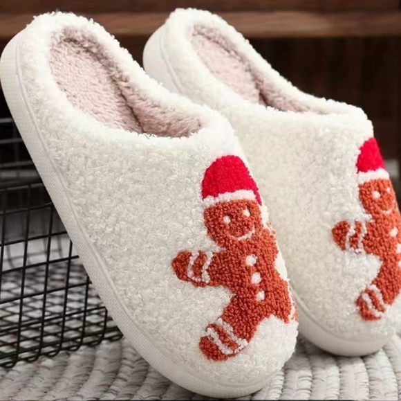COPY - New soft Gingerbreadman man slippers thru 10 available see al… - Picture 4 of 4